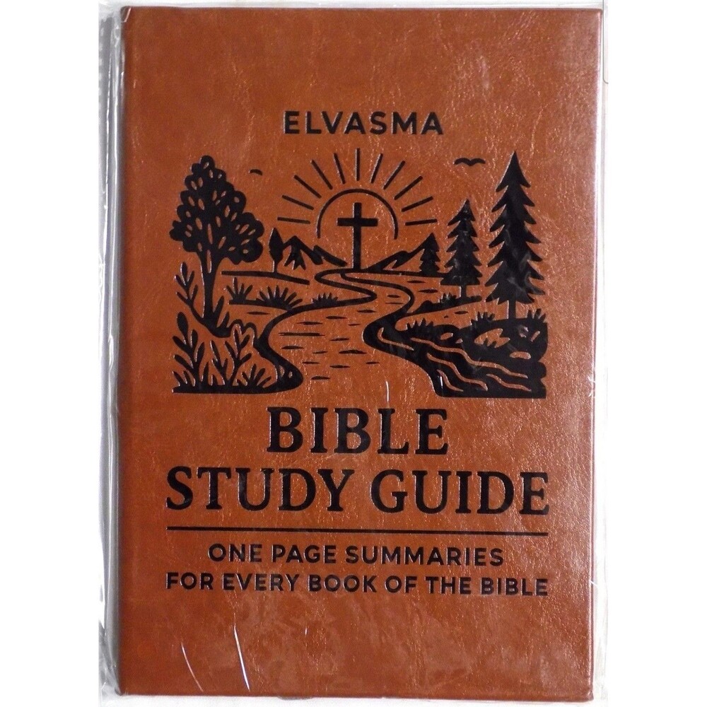 Elvasma 66-Page Bible Study Guide, Daily Devotional Journal,Study Notebook Base